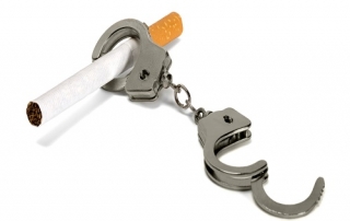 Cigarette in Handcuffs