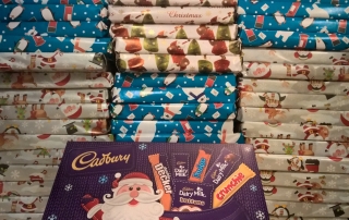Selection boxes donated by Prison Phone for the Children of prisoners